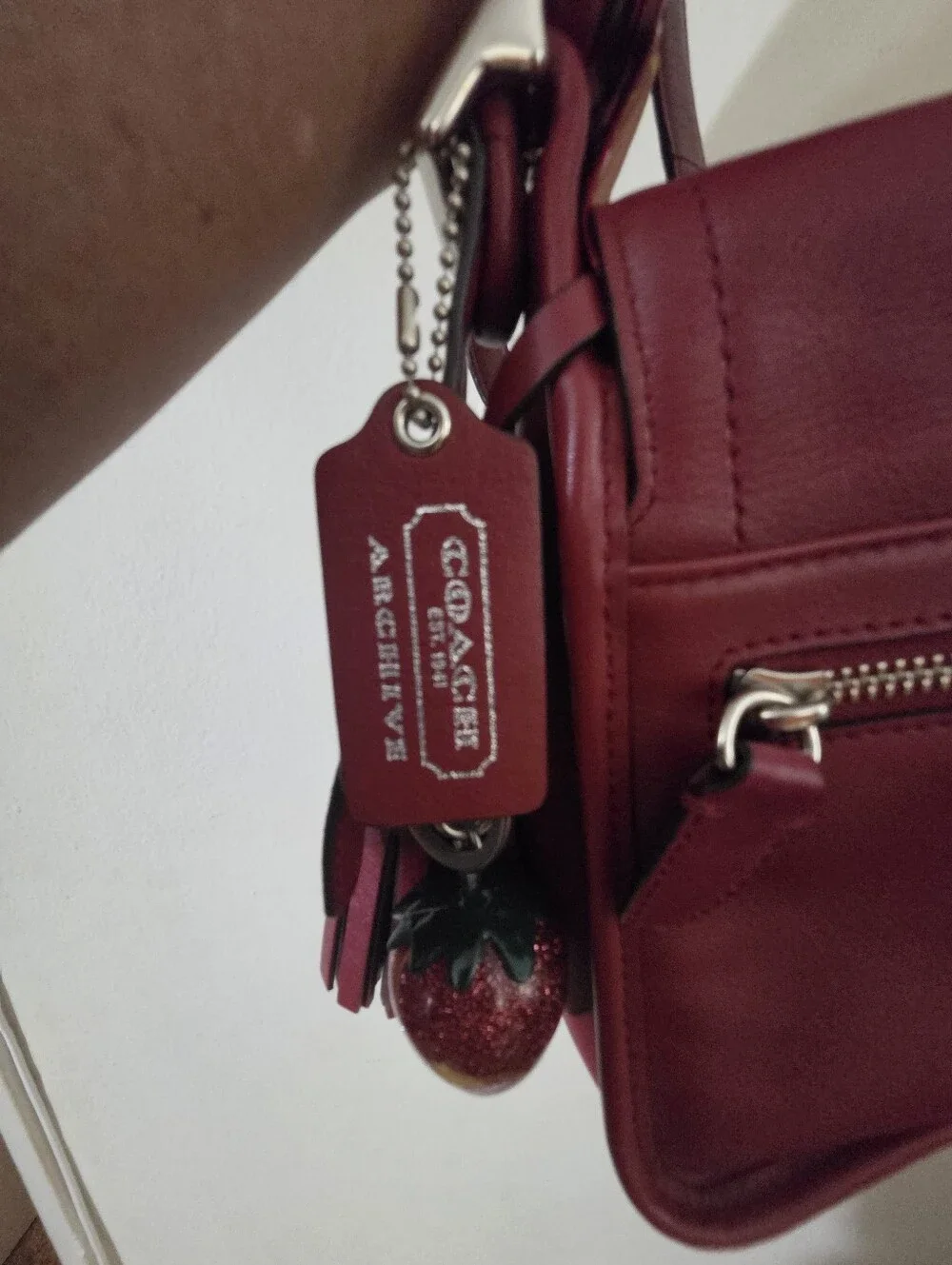 Coach 2012 Legacy Archival Rambler 21194 Red Leather